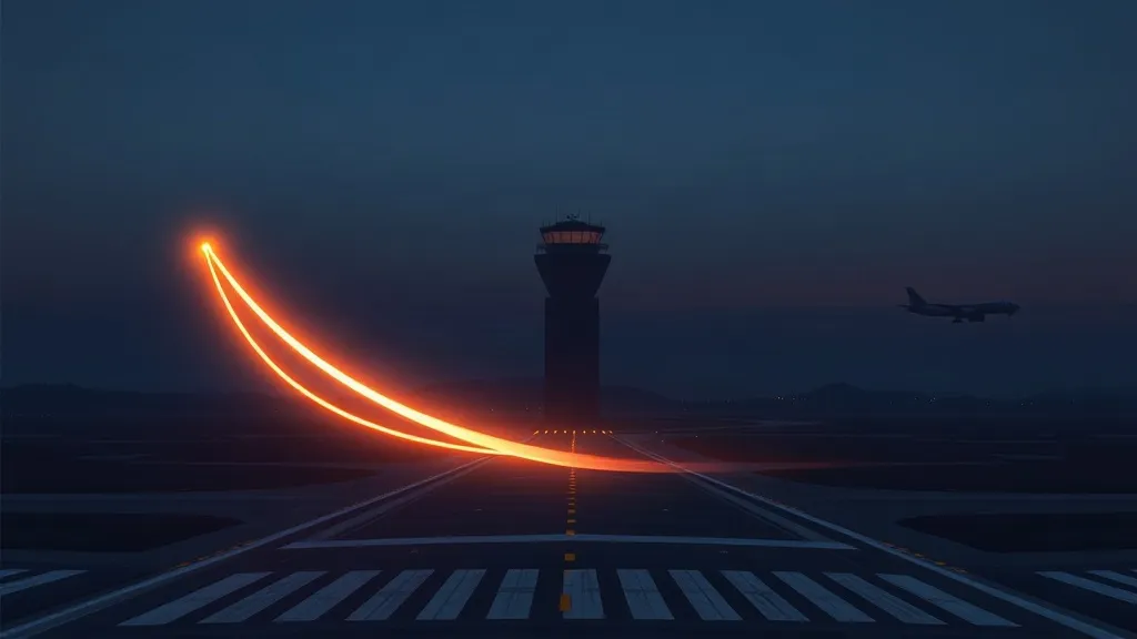 Two diverging flight paths symbolizing separate governance tracks for aerospace AI approval.
