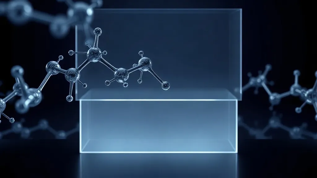 Abstract layered glass and molecular lattice imagery symbolizing two different speeds within a regulated system