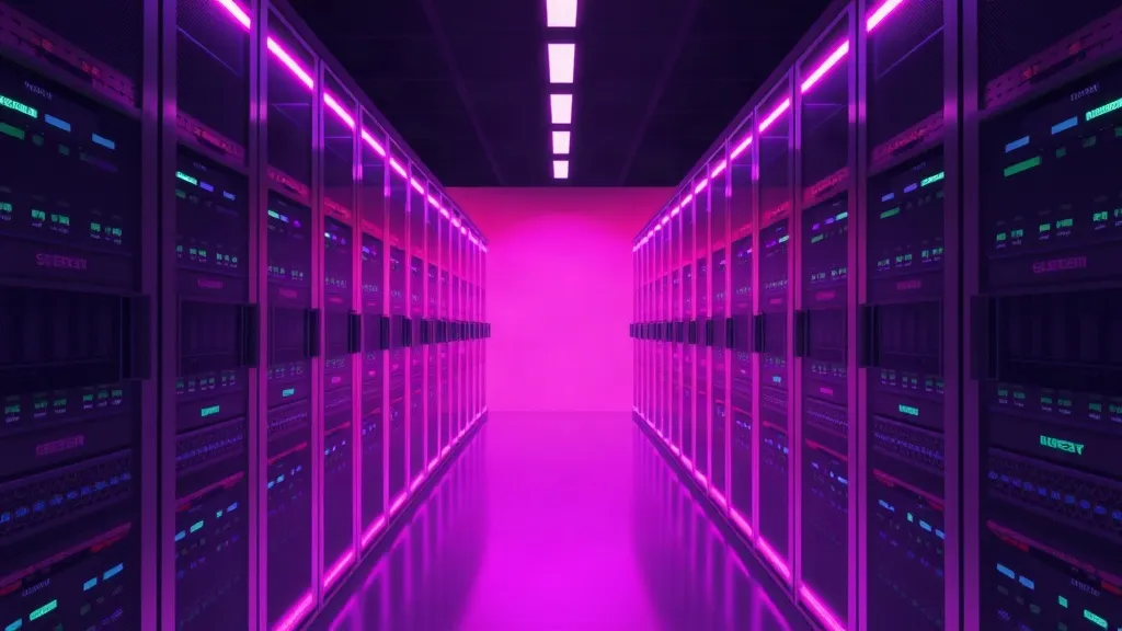 Server racks divided by translucent glowing boundary lines representing data sovereignty zones in an institutional AI infrastructure.