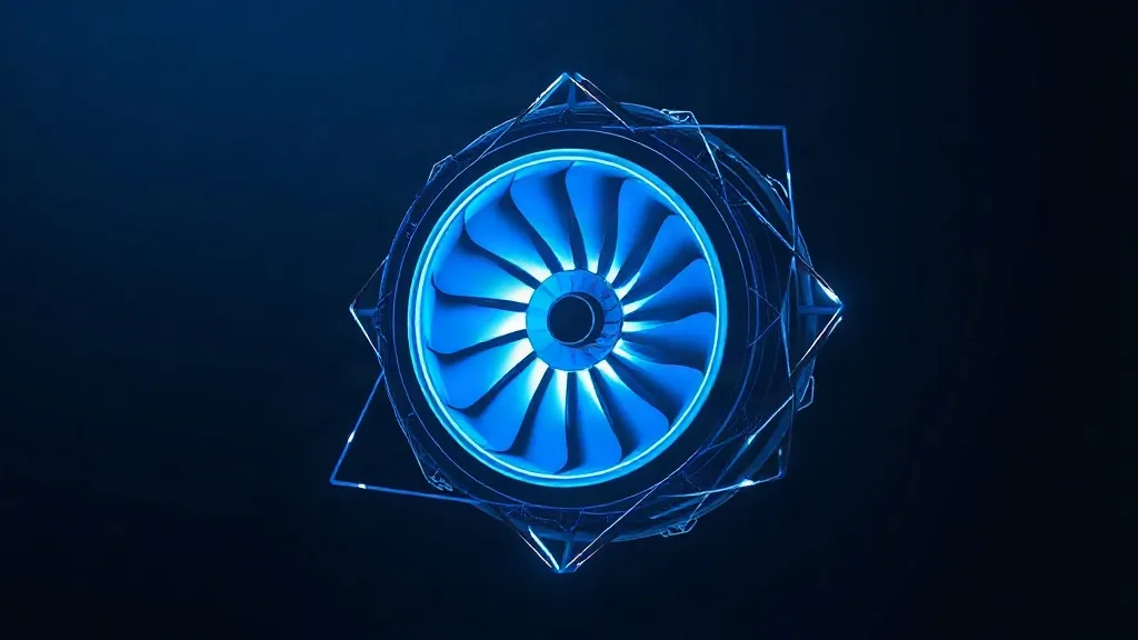 A jet engine core encased in a translucent glowing lattice, symbolizing an AI system constrained within a deterministic safety boundary.