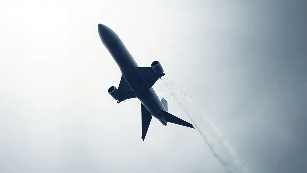 A jet contrail curving and dissolving into faint particles against a pale sky, symbolizing AI-influenced flight routing