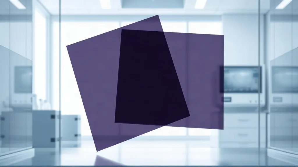 Two shifting translucent glass panels overlapping in a clinical white laboratory space, symbolizing two regulatory frameworks being revised in parallel.