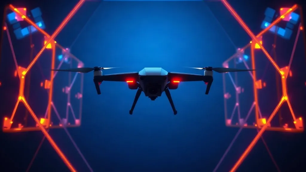 An abstract aircraft silhouette contained within a lattice of translucent protective barriers, symbolizing bounded certification and runtime assurance.